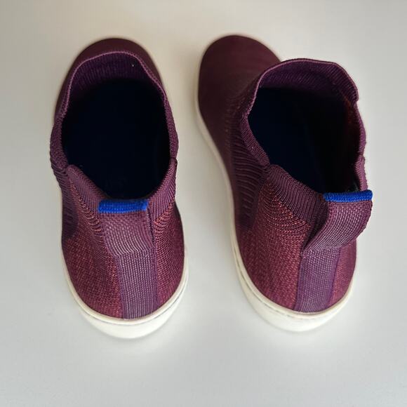 Rothy's Chelsea Recycled Washable Slip On Comfort Ankle Boot Plum Melange wmn 9 - Picture 5 of 9